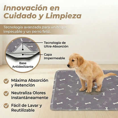 "CLEANPAW" Almohadilla reutilizable para mascotas.