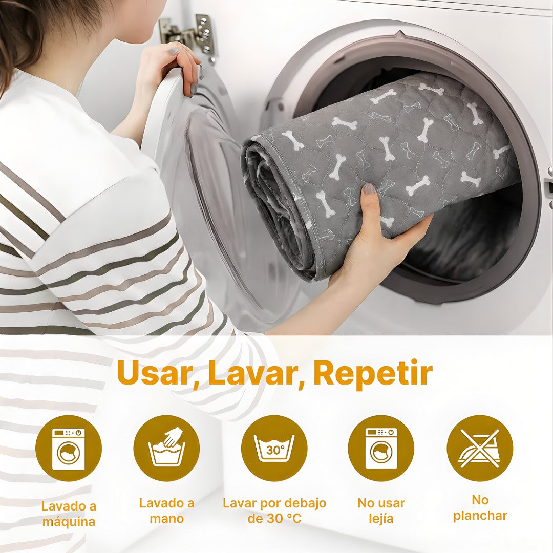 "CLEANPAW" Almohadilla reutilizable para mascotas.