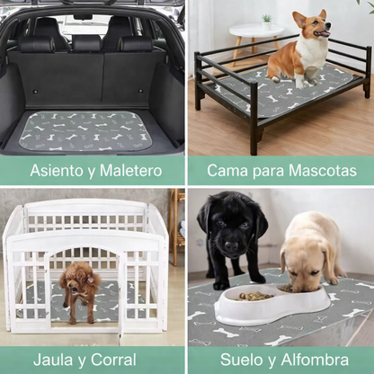 "CLEANPAW" Almohadilla reutilizable para mascotas.