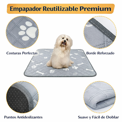 "CLEANPAW" Almohadilla reutilizable para mascotas.